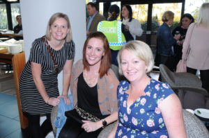Sergeant Sharmaine Ward; Senior Constable Shannon McMahon and Sergeant Mel Death pictured enjoying the Women In Policing High Tea at the Country Club Casino on Saturday 3rd June.