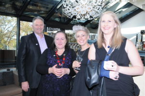 Commander Brett Smith pictured with Senior Constable Sharen Wills-Taylor; Senior Constable Despina Amerikanos and Constable Laura Windfield Petersen enjoying high tea at the Country Club function for Women in Policing on Saturday 3 June 2017.