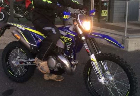Assistance Required photo Sherco motorcycle stolen 28-29 Aug 2017