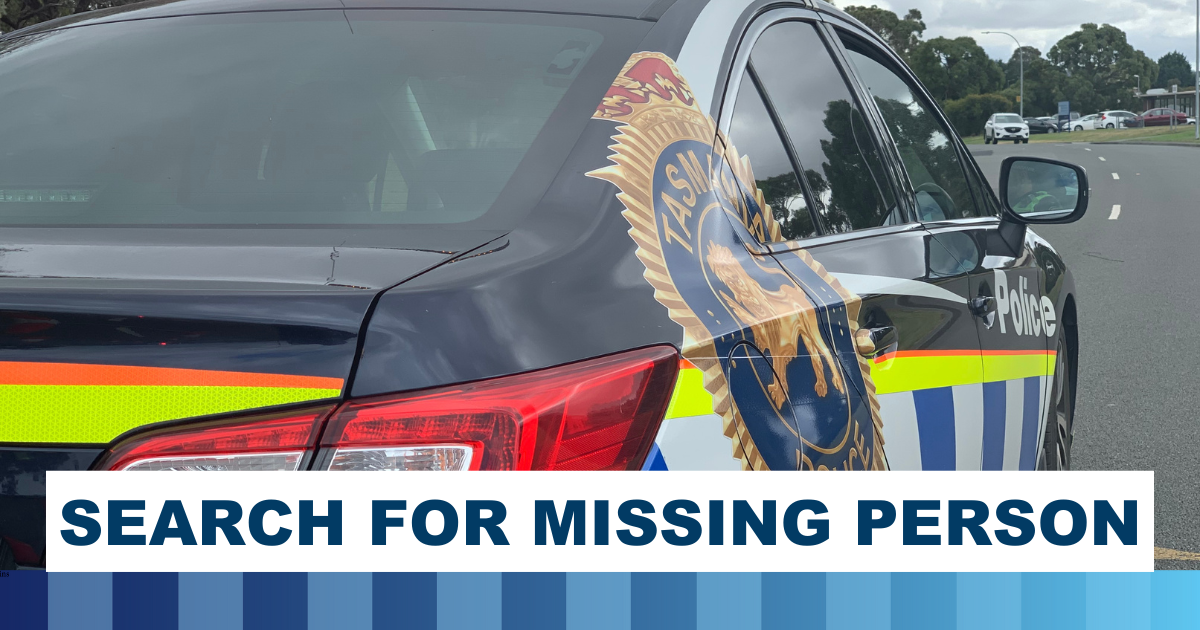 Police continue search for missing George Town man - Tasmania Police