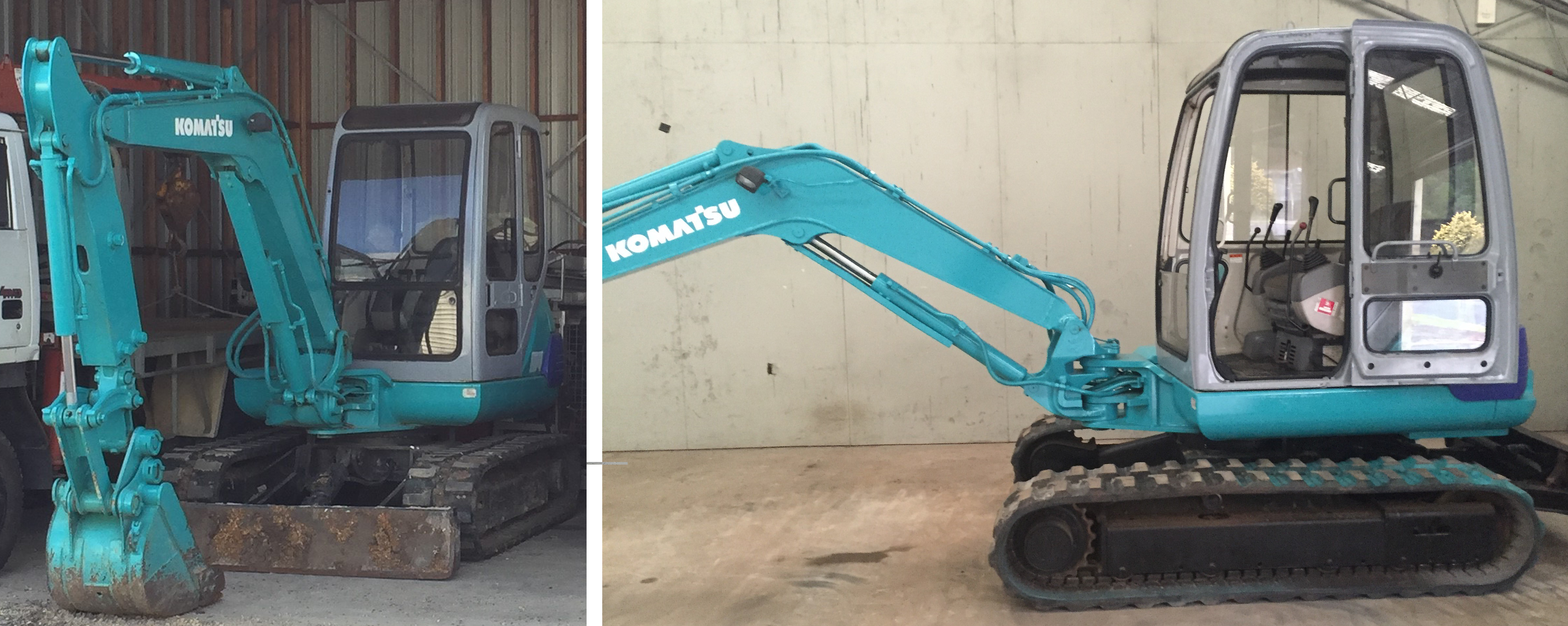 Excavator stolen from Hampshire between 15 March and 22 March 2019
