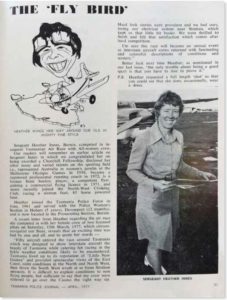 Heather featured in a 1977 Tasmania Police Journal