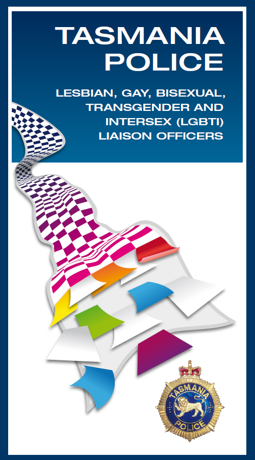 Brochure Cover - Tasmania Police LGBTI Liaison Officers