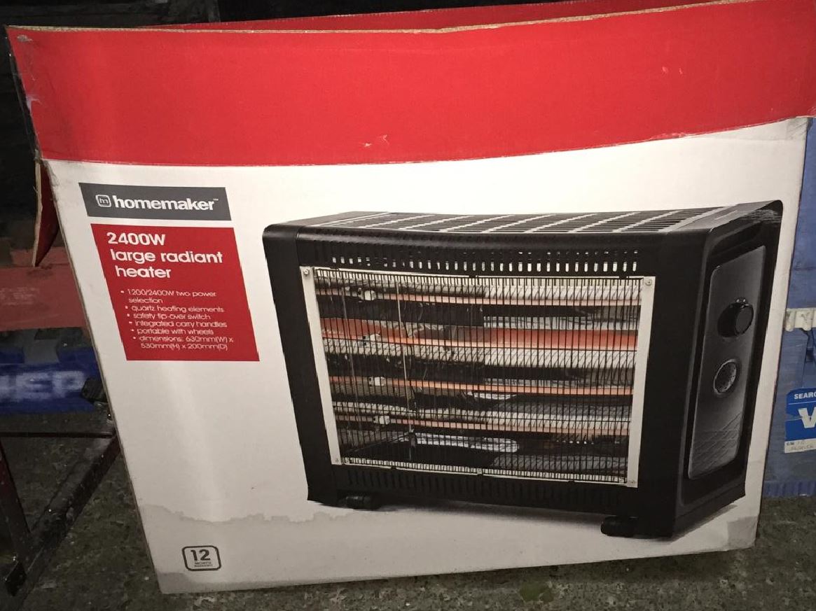 Faulty Heaters Removed From Rubbish Bin - Potential Fire Risk