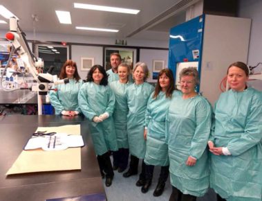 FSST Forensic Biology team: Jane Devenish-Meares, Ana Flonta, Paul Holloway, Phoebe Carter, Rebecca Towers, Marie McCusker, Pam Scott, Rebecca Cook