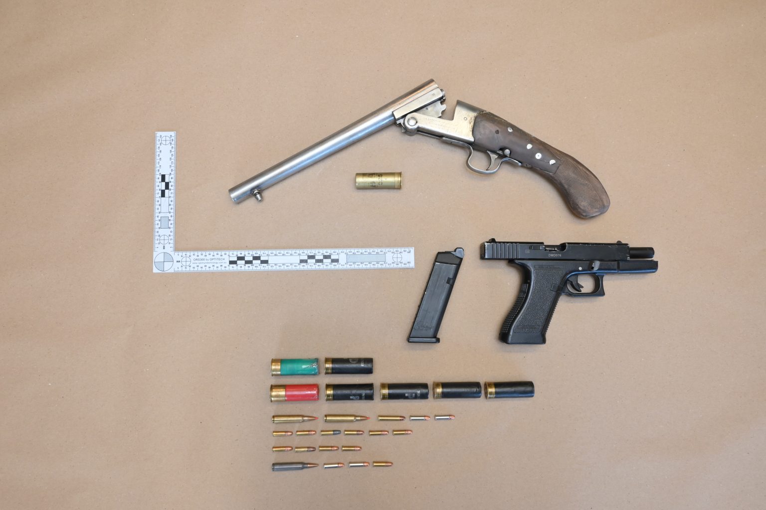Pistol and sawn-off shotgun seized - Tasmania Police